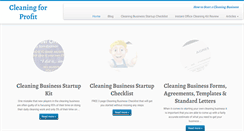 Desktop Screenshot of cleaningforprofit.com